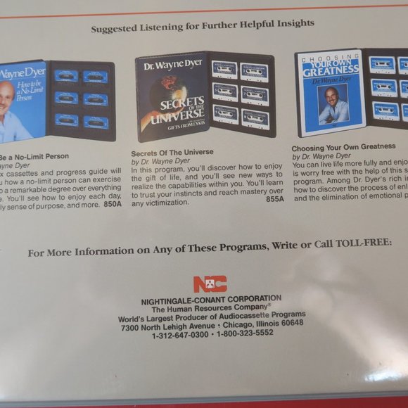 Dr. Wayne Dyer 1986 WHAT DO YOU REALLY WANT FOR YOUR CHILDREN 6 Cassette Tape - Picture 4 of 6